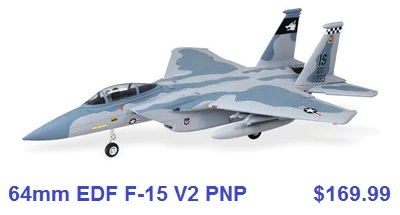 fms 64mm EDF F-15 V2 gray PNP